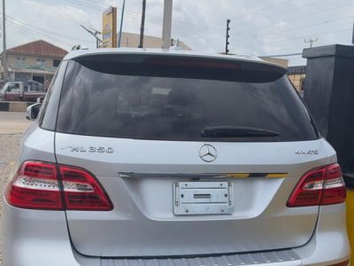 MERCEDES BENZ ML350 2013 MODEL SILVER